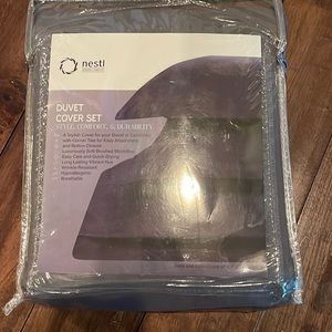 🛌Brand new King charcoal gray duvet cover 🛌